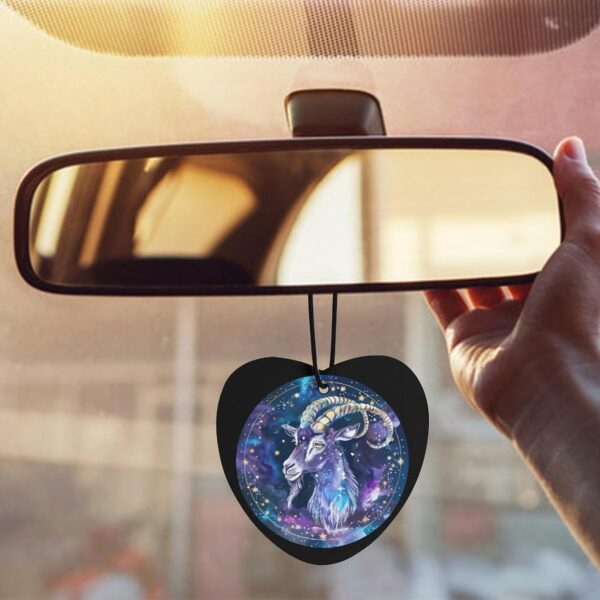 Zodiac Capricorn Sign Novelty Car Air Fresheners 3 Pcs Funny Printed Pendant Decoration Hanging Accessories