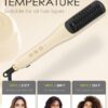 Hair Straightener Brush,Venxis Straightening Comb with Steam, 3 Temp Settings & 20s Fast Heating, 120 Voltage&30-Minute Auto Shut-Off, Steam Design for Hair Treatment