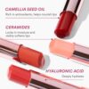 innisfree Dewy Tint Lip Balm with Hydrating Hyaluronic Acid and Ceramides, Tinted Korean Lip Balm