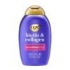 OGX Thick & Full + Biotin & Collagen Volumizing Conditioner, Nutrient-Infused Conditioner with Vitamin B7 Biotin Gives Hair Volume & Body for 72+ Hours, Sulfate-Free Surfactants, 13 fl. Oz