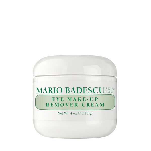 Mario Badescu Eye Makeup Remover Cream - Gentle, Non-Irritating Gel-Cream Waterproof Liner and Mascara Remover - Safe for Contact Lens Wearer - Vegan Skin Care Makeup Cleanser