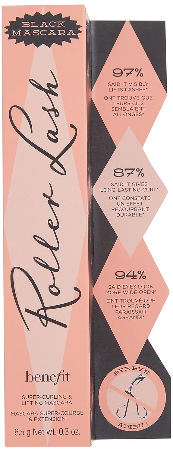 Benefit Cosmetics Roller Lash Super Curling & Lifting Mascara in Black 0.3 oz