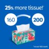 Kleenex Trusted Care Facial Tissues, 8 Flat Boxes, 200 Tissues per Box, 2-Ply, Packaging May Vary