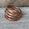 Pure 100% Copper Wrap Ring, Arthritis Thumb Ring, Solid Copper Ring, Finger Ring, Solid Copper Ring, Hammered Ring, Copper Jewelry Gift For her and Him, Mothers Day Gifts