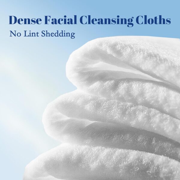 ITO Disposable Face Towel, 70 Count Ultra-Soft 1-Second Quick-Dry Face Towels, Gentle for Sensitive Dry Oily Skin, Facial Towels for Daily Cleansing Makeup Removal (1 Pack)