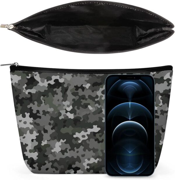 Makeup Bag for Women Cosmetic Bags Digital Travel Toiletry Bag Cute Zipper Make Up Bags Large Capacity Make Up Case Organizer Portable Makeup Pouch for Travelling Gift