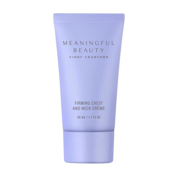 Meaningful Beauty Firming Chest and Neck Crème , Tightening Treatment with Vitamin C and Hyaluronic Acid , 1.7 Ounce