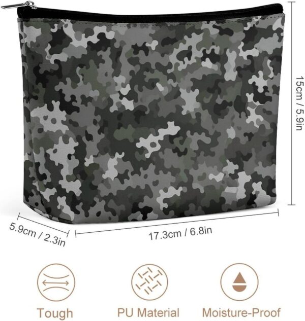 Makeup Bag for Women Cosmetic Bags Digital Travel Toiletry Bag Cute Zipper Make Up Bags Large Capacity Make Up Case Organizer Portable Makeup Pouch for Travelling Gift