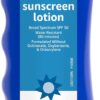 Amazon Brand - Solimo Sport Sunscreen Lotion, SPF 50, Reef Friendly (Octinoxate & Oxybenzone Free), Broad Spectrum UVA/UVB Protection, 8 Fluid Ounce