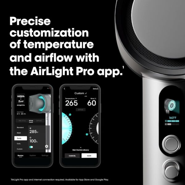 AirLight Pro Hair Dryer - Augmented with Infrared Light, Tested on All Hair Types