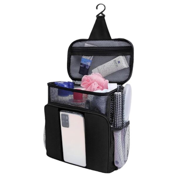 Toiletry Bag, Hanging Toiletry Bag 10x5.6x10" Large Capacity Foldable Portable Water Resistant Shower Bags for Women Dorm Home Travel Essentials
