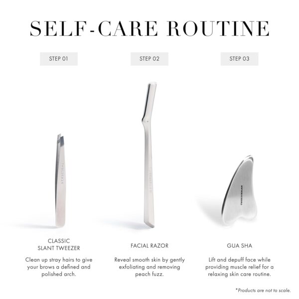 Tweezerman Stainless Steel Gua Sha Massager