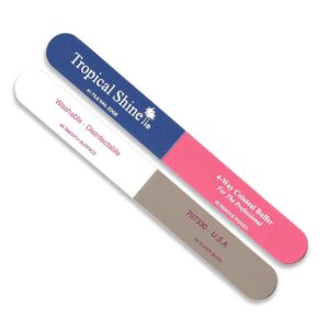 4-Way Colossal Buffer Medium-Fine and Smooth-Shine - Large by Tropical Shine for Women - 1 Pc File