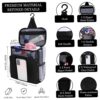 Toiletry Bag, Hanging Toiletry Bag 10x5.6x10" Large Capacity Foldable Portable Water Resistant Shower Bags for Women Dorm Home Travel Essentials
