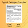 Jarrow Formulas Type II Collagen Complex 1000 mg Supplements, Supports Skin and Joint Health, 60 Capsules, 30 Day Supply