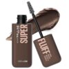 Maybelline Superfluff Volumizing Brow Mousse, All Day Tinted Brow Gel For Soft Full Brows, Deep Brown, 1 Count