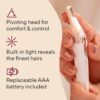 Finishing Touch Lumina Painless Hair Remover, Silver