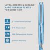 BabylissPRO Nano Titanium Ultra-Sleek Hair Straightener, Flat Iron for All Hair Types