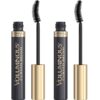 L'Oreal Paris Makeup Voluminous Original Volume Building Mascara with Curved Brush, Black, 2 Count