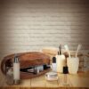 Genuine Leather Travel Toiletry Bag – Makeup, Shaving Organizer, Dopp Kit for Men & Women, Durable & Stylish Travel Accessory