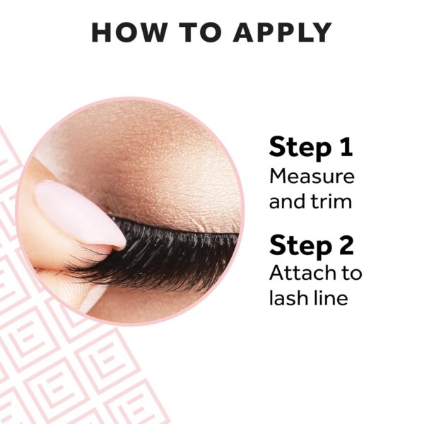 Eylure Pre-Glued Wispy Light Texture Eyelashes, No.117, Twin Pack