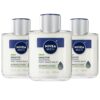 Nivea Men Sensitive Soothing Post Shave Balm with Vitamin E, Pro-Vitamin B5 and Chamomile Extract, Alcohol Free After Shave Balm for Men, 3 Pack of 3.3 Fl Oz Bottles