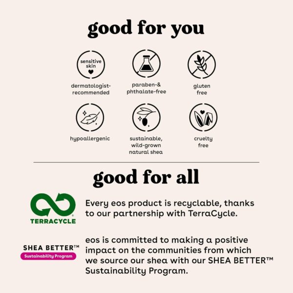 eos Lip Balm Gift Set- Peachy Keen, Limited-Edition Lip Moisturizer, Variety Pack, 0.14 oz, 4-Pack