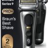 Braun Series 9 9517s PRO+ Electric Razor for Men, 5 Pro Shave Elements & Precision Long Hair ProTrimmer, Charging Stand, Braun’s Best for Smooth Skin, Wet & Dry Electric Razor with 60min Runtime