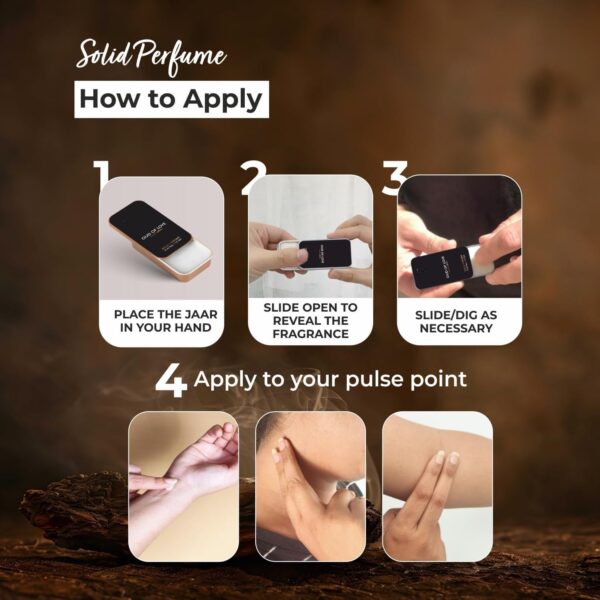 THE LOVE. Coo-. Oud of Love Solid Perfume for Men & Women | Long-Lasting Woody & Spicy Fragrance Balm | Alcohol-Free, Travel-Friendly, Pocket Perfume Stick | Luxury Scent - 12gm