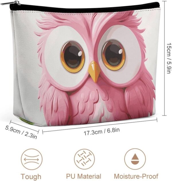 Makeup Bag for Women Cosmetic Bags Owl Travel Toiletry Bag Cute Zipper Make Up Bags Large Capacity Make Up Case Organizer Portable Makeup Pouch for Travelling Gift