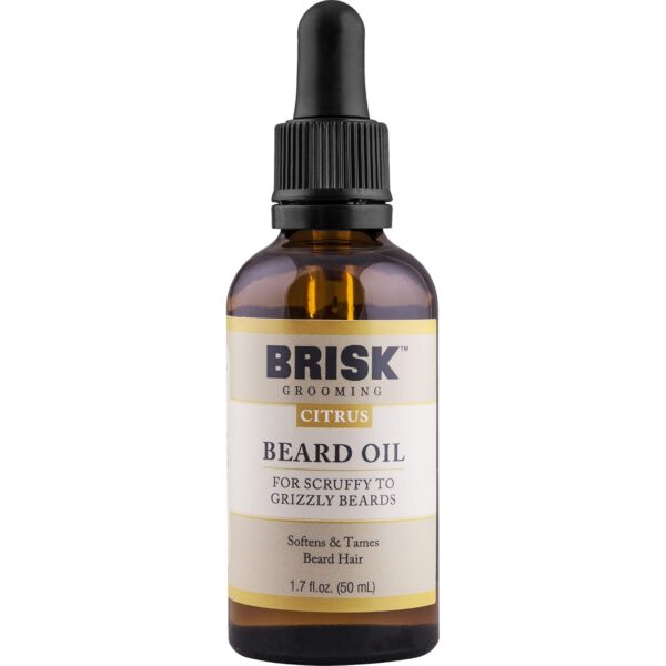 Beard Grooming Oil Liquid, Citrus for Beard Hair, 1.7 Oz