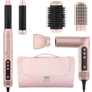 Straightener and Curler 2 in 1 with Vented Cool Air to Lock in Style, Flat Iron Curling Wand