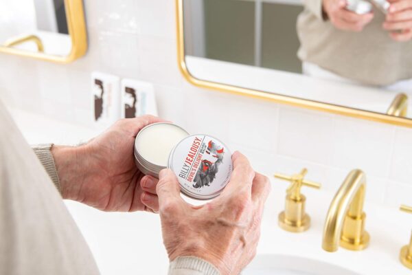 Billy Jealousy Beard Balm with Light Hold & Low Shine, Everyday Beard Styling Balm Loaded With Coconut, Shea & Sunflower Oils For Smooth & Nourished Facial Hair & Skin