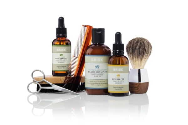 Beard Grooming Oil Liquid, Citrus for Beard Hair, 1.7 Oz