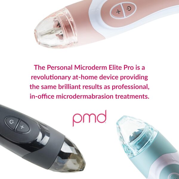 PMD Beauty x Disney Minnie Mouse Personal Microderm Elite Pro-At-Home Microdermabrasion Machine for Face and Body-Exfoliating Crystals & Vacuum Suction for Fresh & Radiant Skin-TruTier Technology
