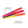 Tweezerman Piece Neon Hot Nail Files, Assorted 3 Count