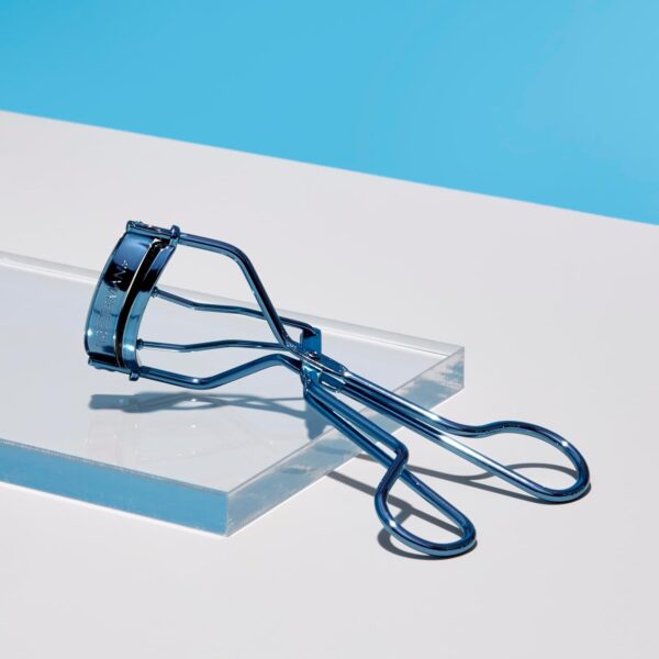 Tweezerman Classic Eyelash Curler (Bell Bottom Blue) - Lash Curler for All Eye Shapes