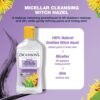 Dickinson's Micellar Cleansing Witch Hazel, An All-in-1 Makeup Remover, Pore Refiner, Skin Cleanser and Toner; Alcohol Free with Aloe, for Sensitive Skin, 8oz