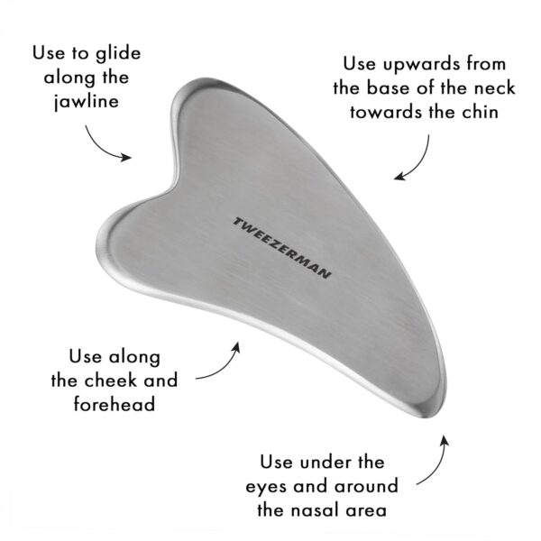 Tweezerman Stainless Steel Gua Sha Massager