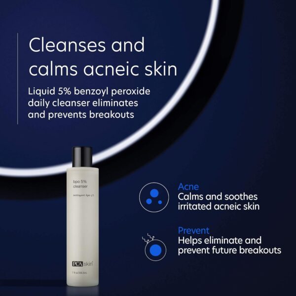 PCA SKIN The Acne Control Skin Care Set (Kit Includes BPO Facial Cleanser, Niacinamide Face Cream, Salicylic Acid Acne Gel, Retinol Treatment)