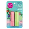 eos Sunset Sips Lip Balms- Melon Mai Tai & Wild Cherry Slushie, All-Day Moisture, Lip Care, 0.14 oz, 2-Pack