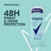Degree Original Antiperspirant Deodorant Shower Clean Pack of 6 48-Hour Sweat & Odor Protection Antiperspirant for Women 2.6 oz