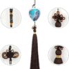 Owl Animal Car Pendant Crystal Car Rearview Mirror Charms Hanging Ornaments Love