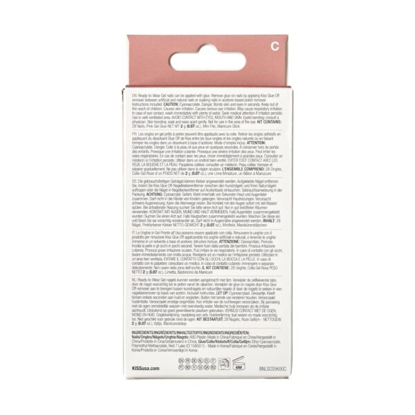 KISS Bare But Better TruNude Fake Nails Nude Nail Shades Manicure Set, 'Nude Glow', 28 Chip Proof, Smudge Proof Glue-On Nails