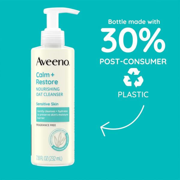 Aveeno Calm and Restore Nourishing Oat Cleanser - 7.8 fl oz