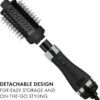 Hot Tools Pro Artist Black Gold Detachable One Step Volumizer and Hair Dryer | Pro Drying & Styling (Medium)