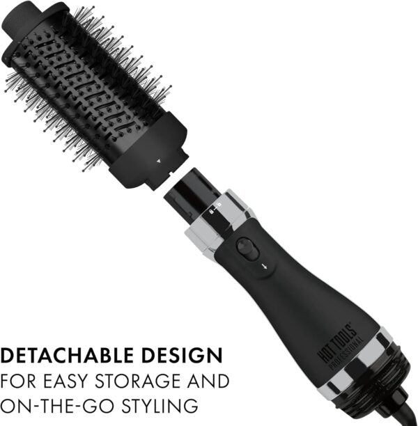 Hot Tools Pro Artist Black Gold Detachable One Step Volumizer and Hair Dryer | Pro Drying & Styling (Medium)