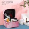 Teapot Makeup Bag, Cosmetic Organizer Case Large Portable Capacity Make Up Bags Women Travel Toiletry Bags with Handle And Divider