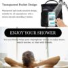 Toiletry Bag, Hanging Toiletry Bag 10x5.6x10" Large Capacity Foldable Portable Water Resistant Shower Bags for Women Dorm Home Travel Essentials