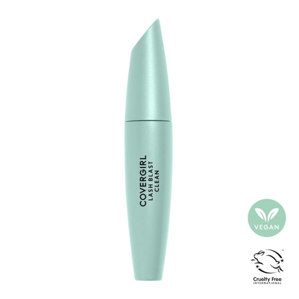 CoverGirl Lash Blast Clean Volume Mascara, Vegan Formula, Volumizing, Smudge-Proof, Cruelty Free, Very Black, 1 Count